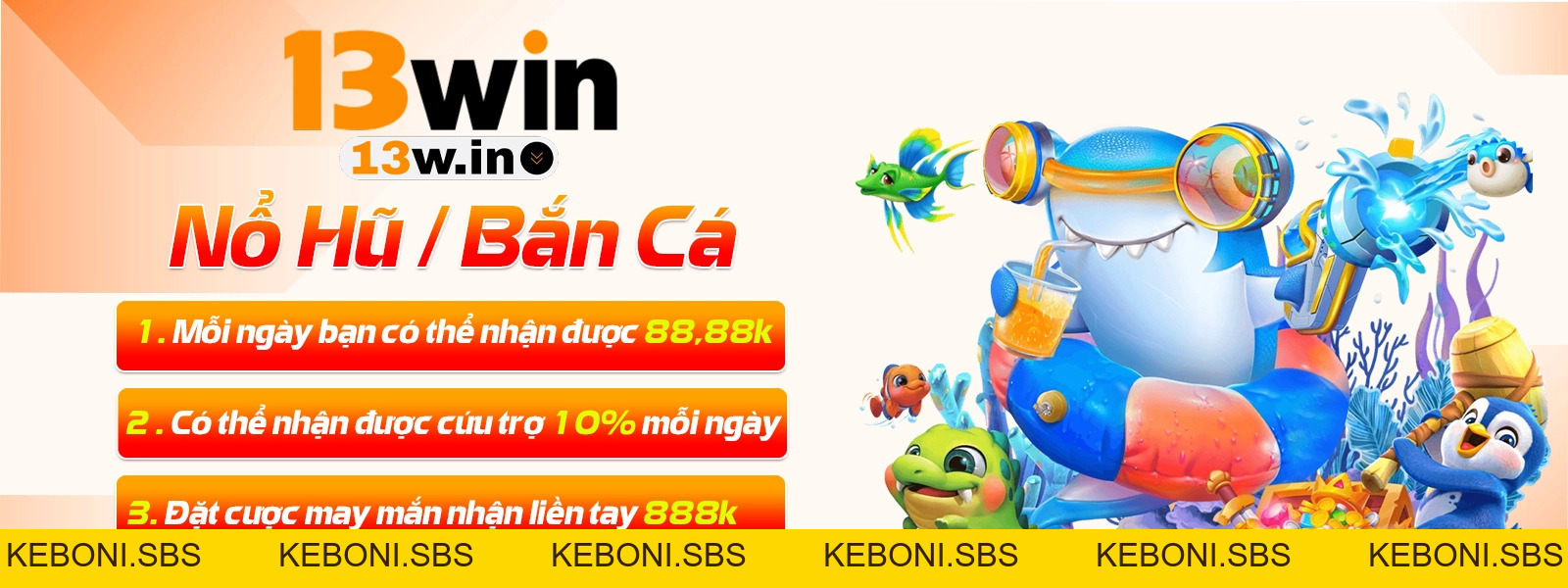 13WIN 🥇 Nhà Cái Uy Tín 13Win Ntrust | Đăng Ký +100k - KEBONI